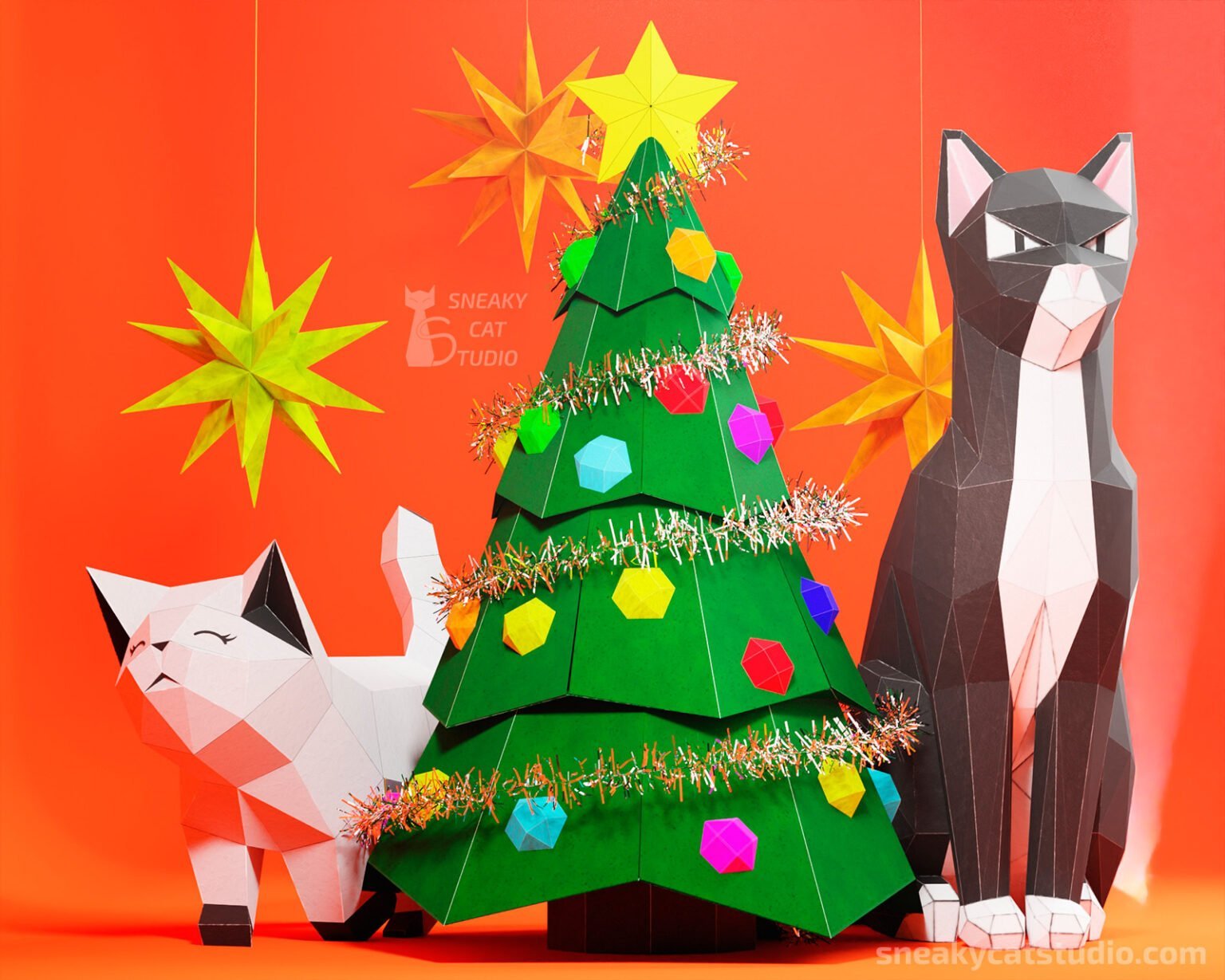 paper-christmas-tree-papercraft-template