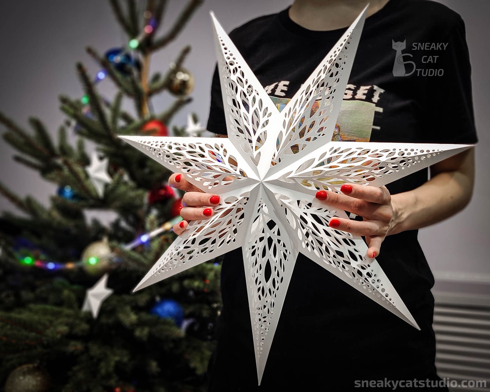 paper-7-pointed-star-with-pattern-papercraft-template